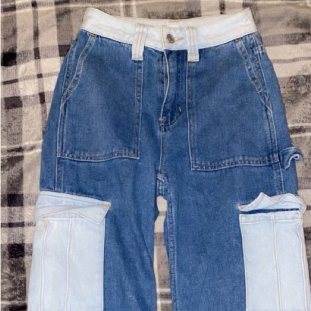 Pacsun denim cargo pants. 👖🔥😍